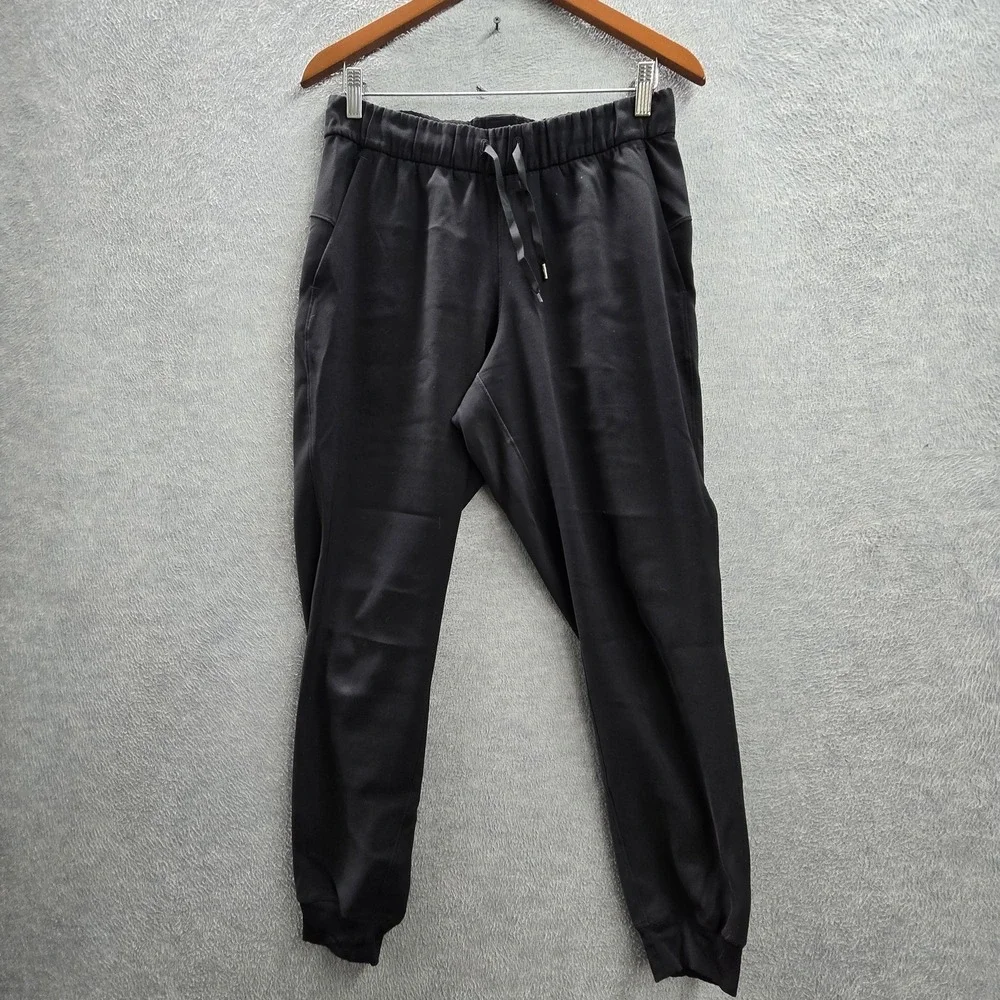 Lululemon Women Activewear Pants 6 Black On The Fly Jogger 25
